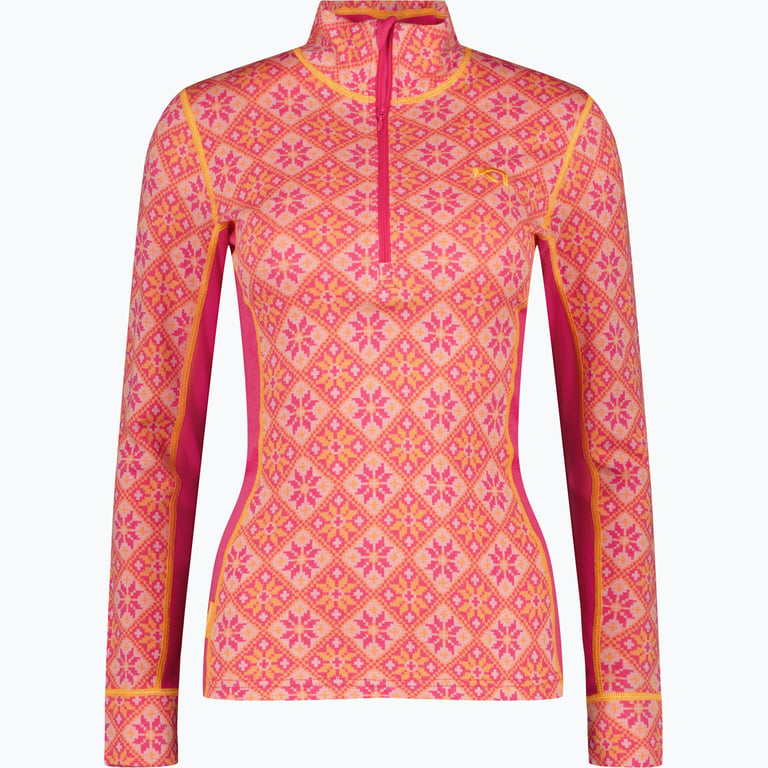 Kari Traa Rose Half Zip W underställströja Rosa