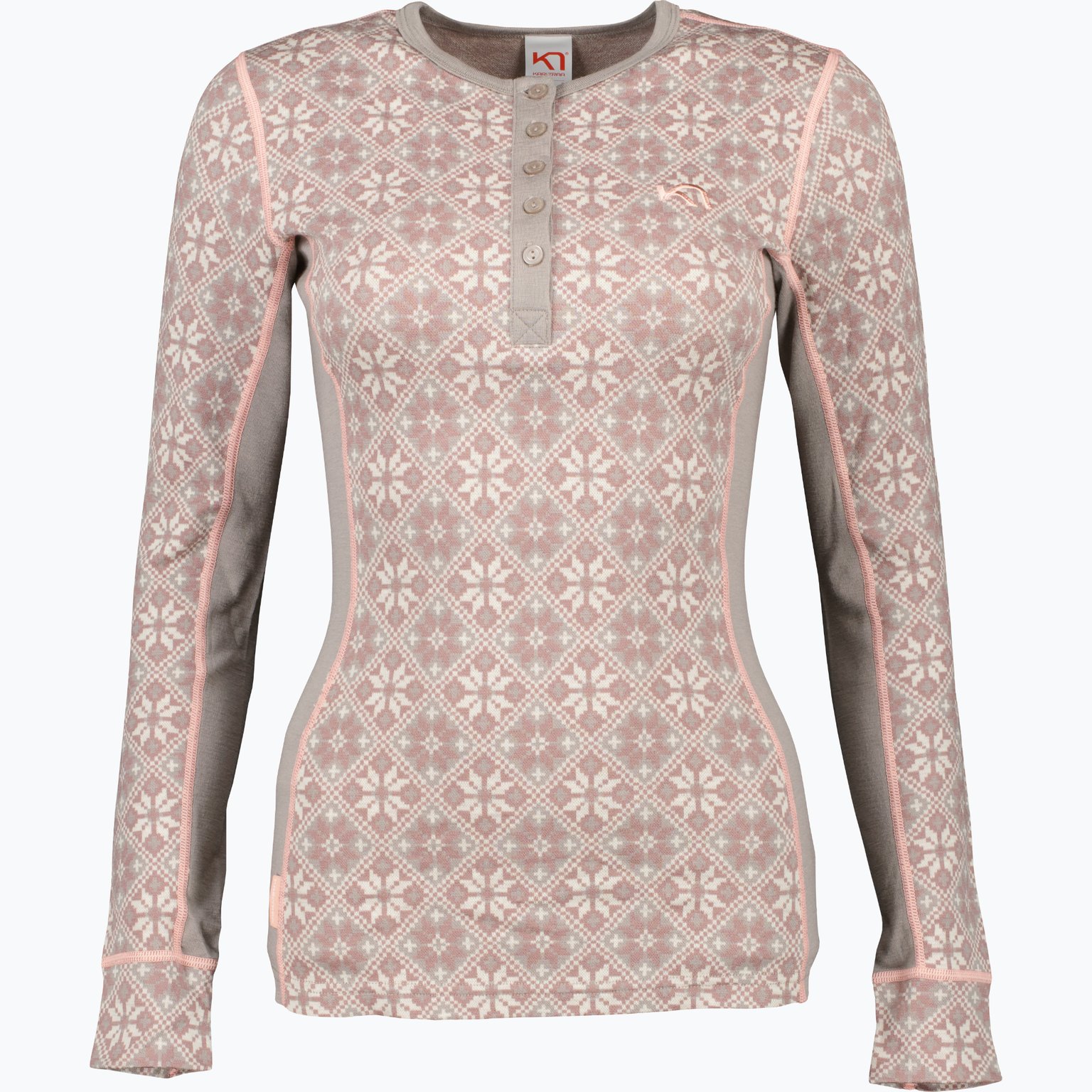 Kari Traa Rose Long Sleeve W underställströja Rosa