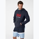 förhandsvisning ikon 1 för Helly Hansen Logo Hoodie collegetröja Blå