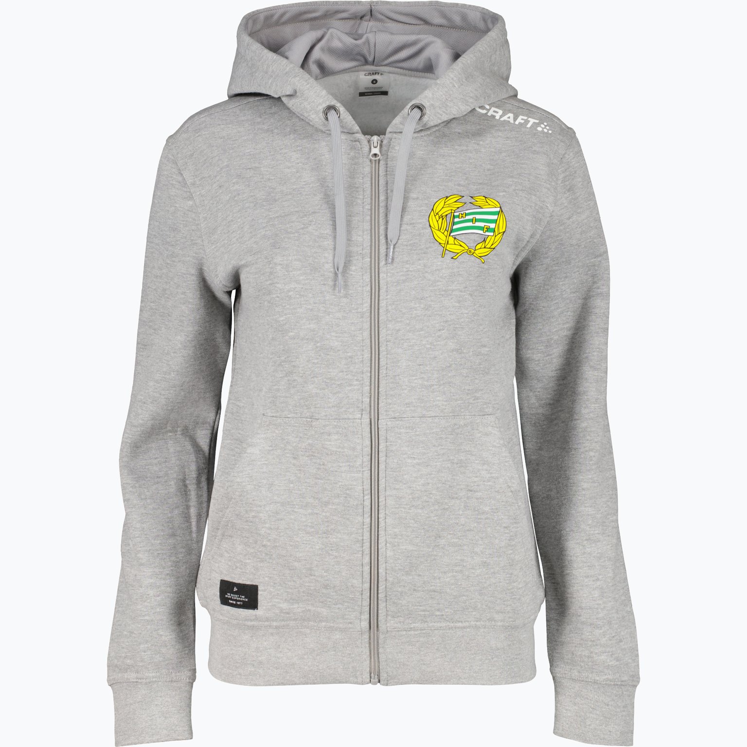 Hammarby Logo FZ W Hoodie Svart