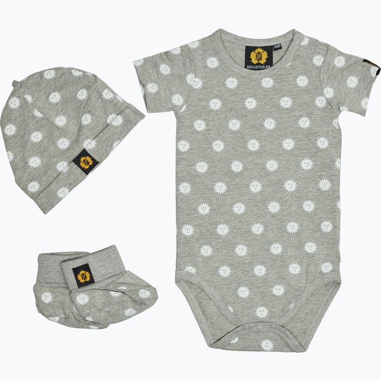 Skellefteå AIK Baby body set Grå