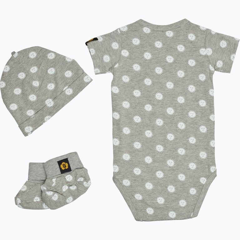 Skellefteå AIK Baby body set Grå