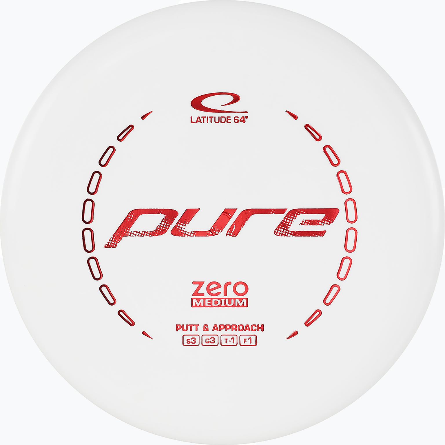 Latitude 64 Zero Pure Medium putter disc Vit