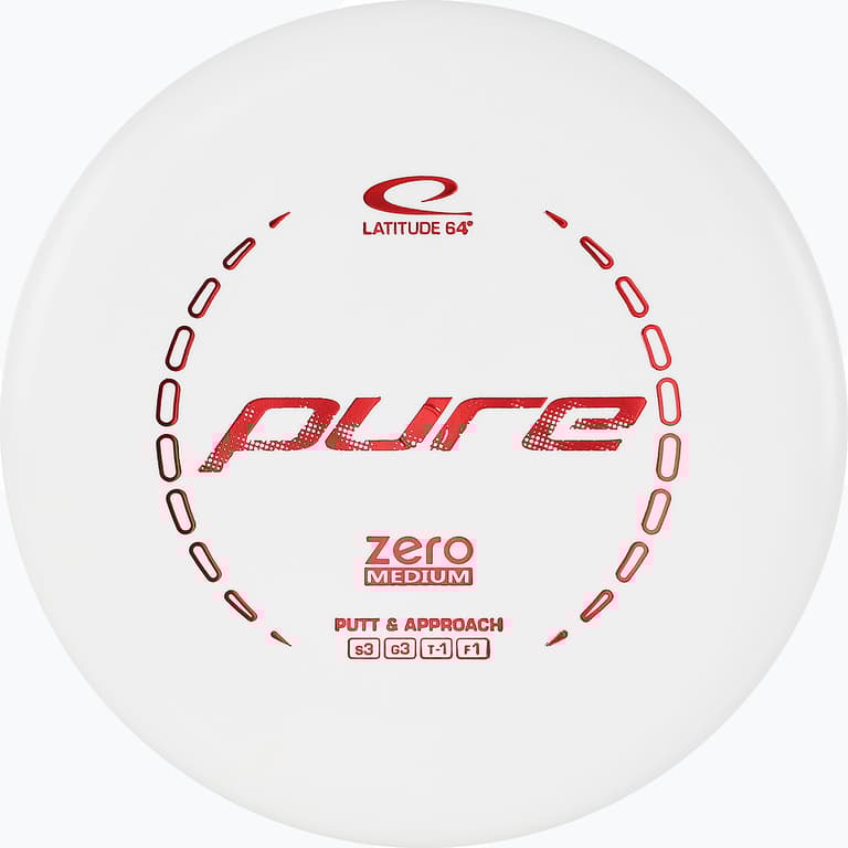 Latitude 64 Zero Pure Medium putter disc Vit