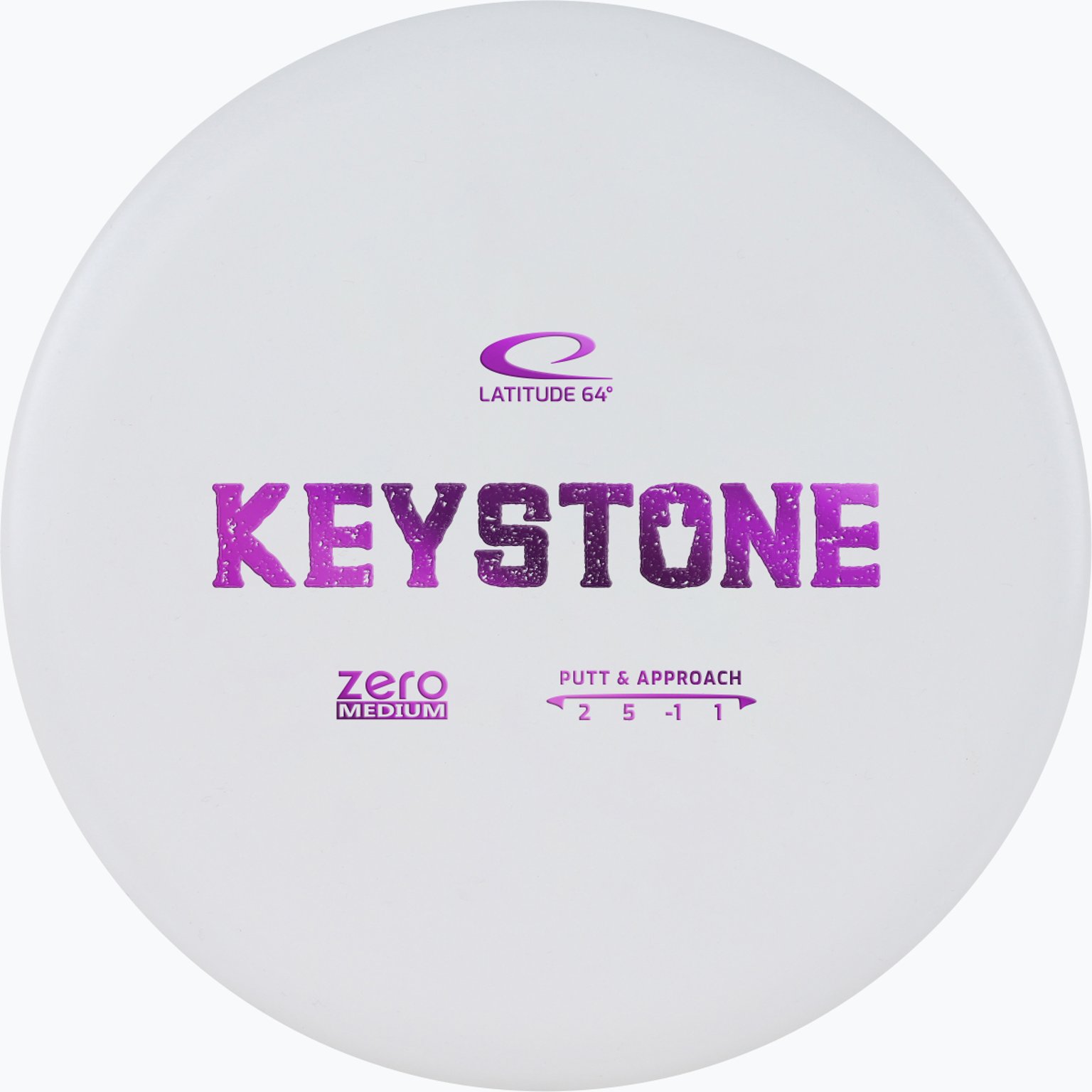 Latitude 64 Keystone Medium Putter disc Vit