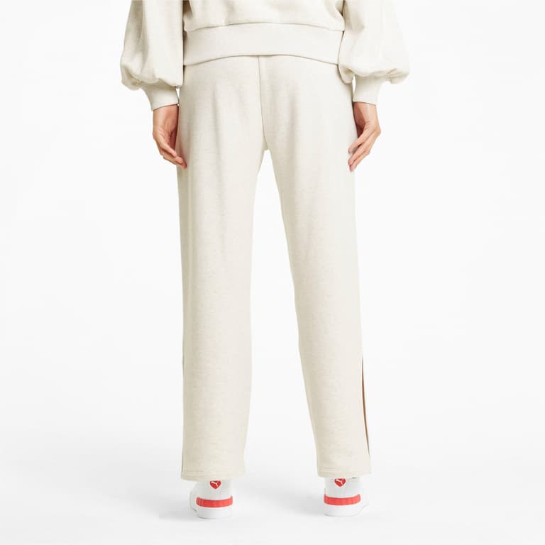 Puma Her Wide TR collegebyxor Vit