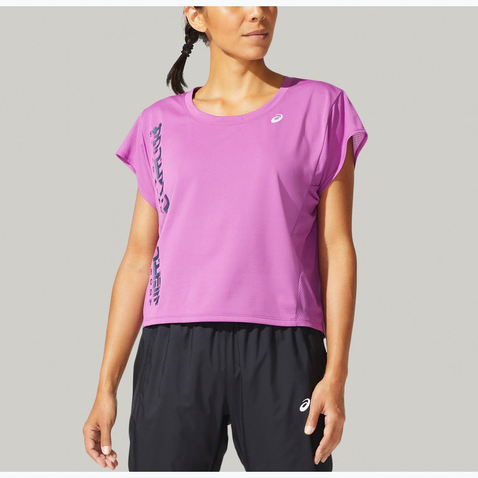 Asics RUN SS W träningst-shirt Rosa