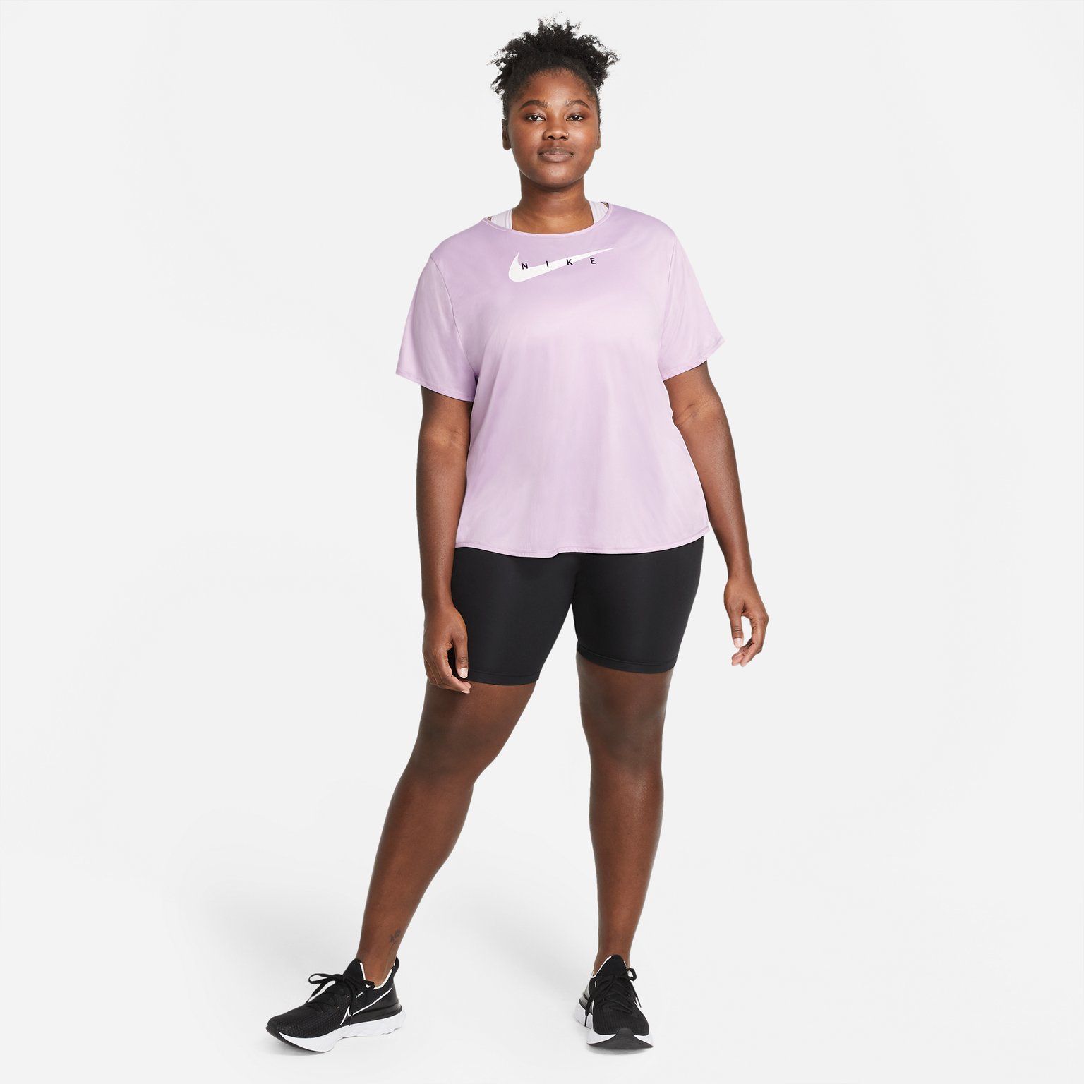 Nike Swoosh Run W t-shirt Lila