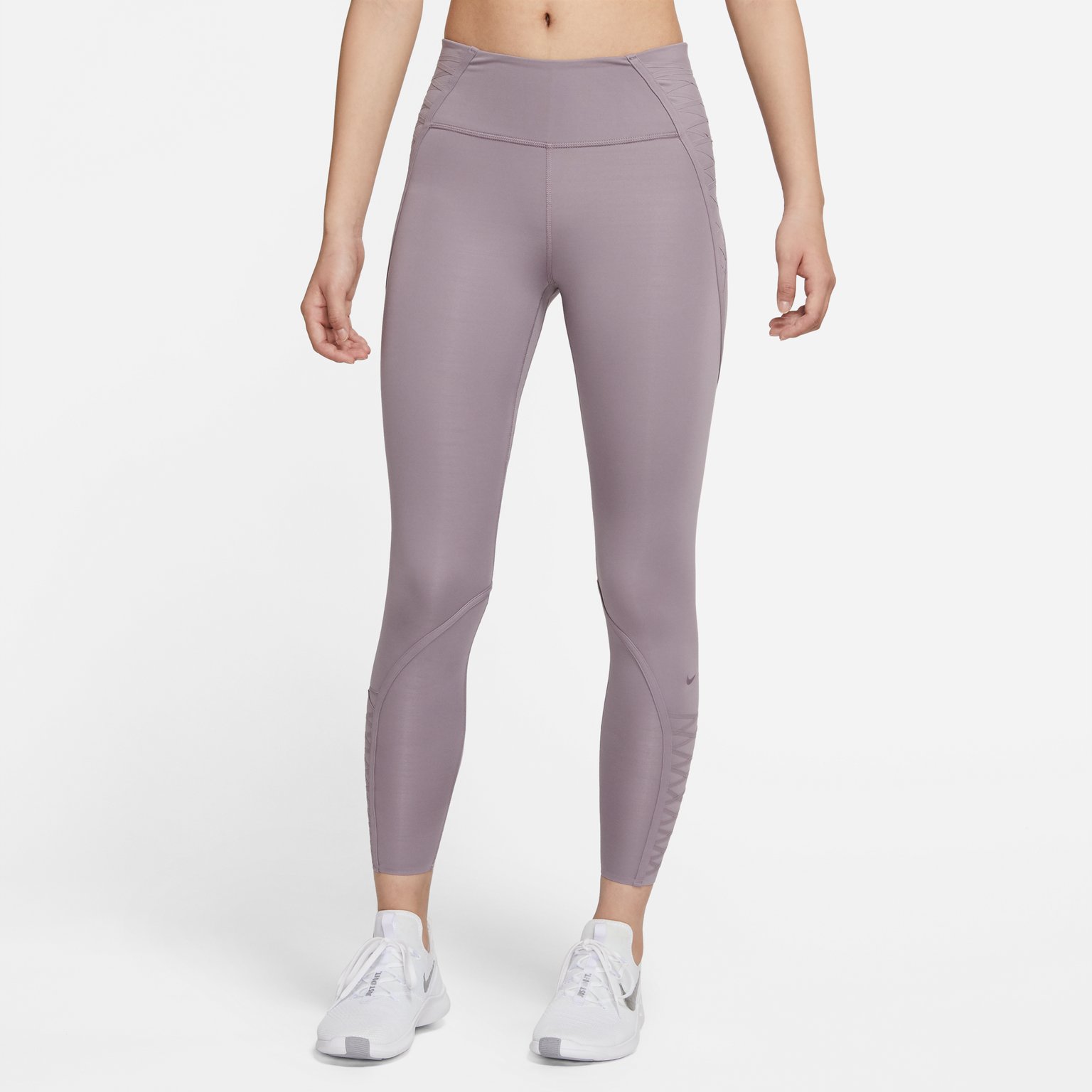 Nike One Luxe W 7/8 träningtights Lila