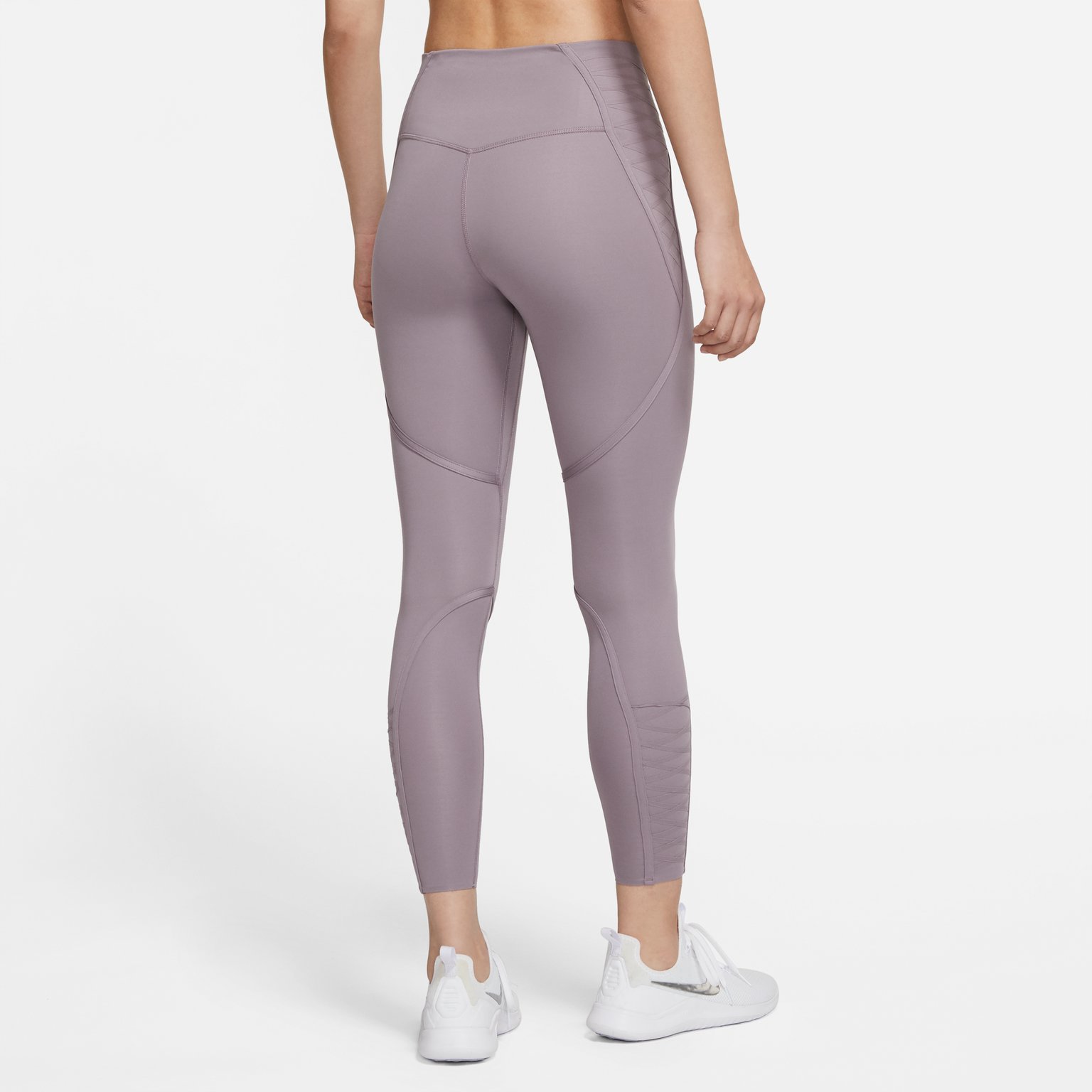 Nike One Luxe W 7/8 träningtights Lila