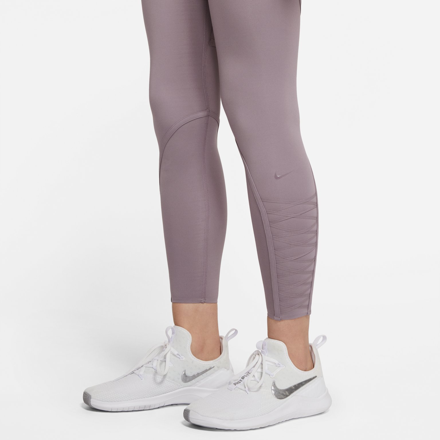 Nike One Luxe W 7/8 träningtights Lila