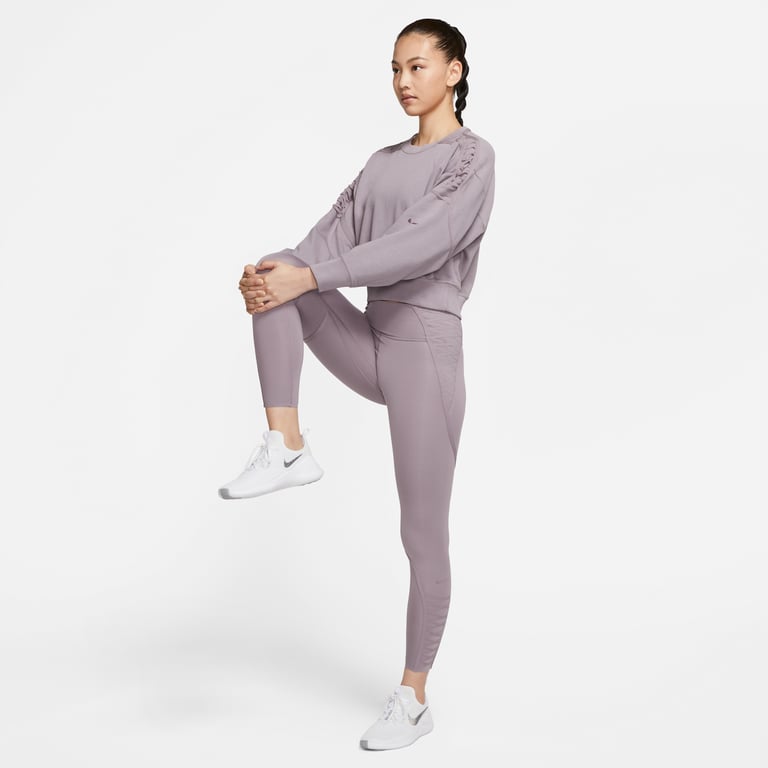 Nike One Luxe W 7/8 träningtights Lila