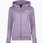 färgalternativ för Lila Puma Essentials Full-Zip W huvtröja