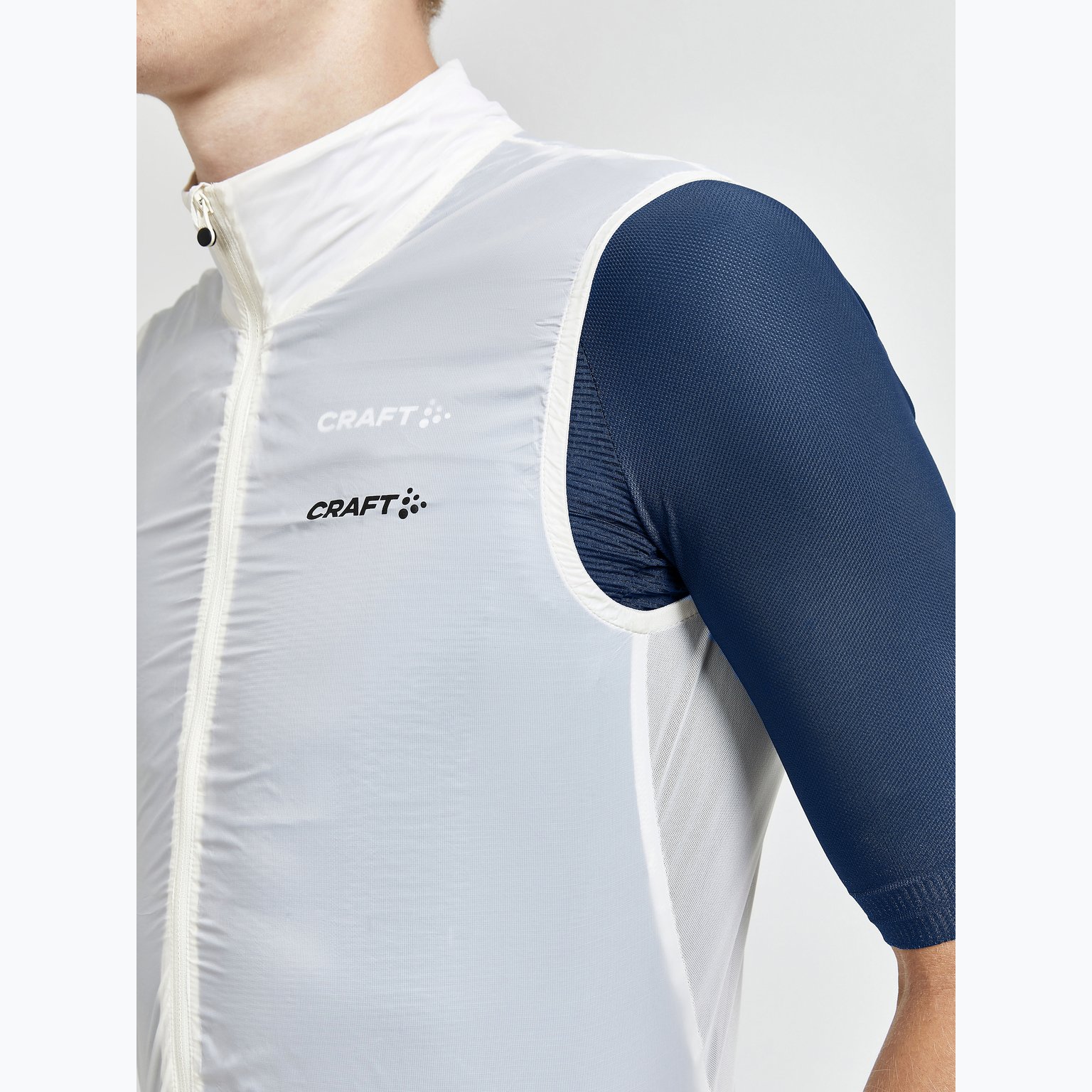 Craft Pro Nano Wind M cykelväst Vit