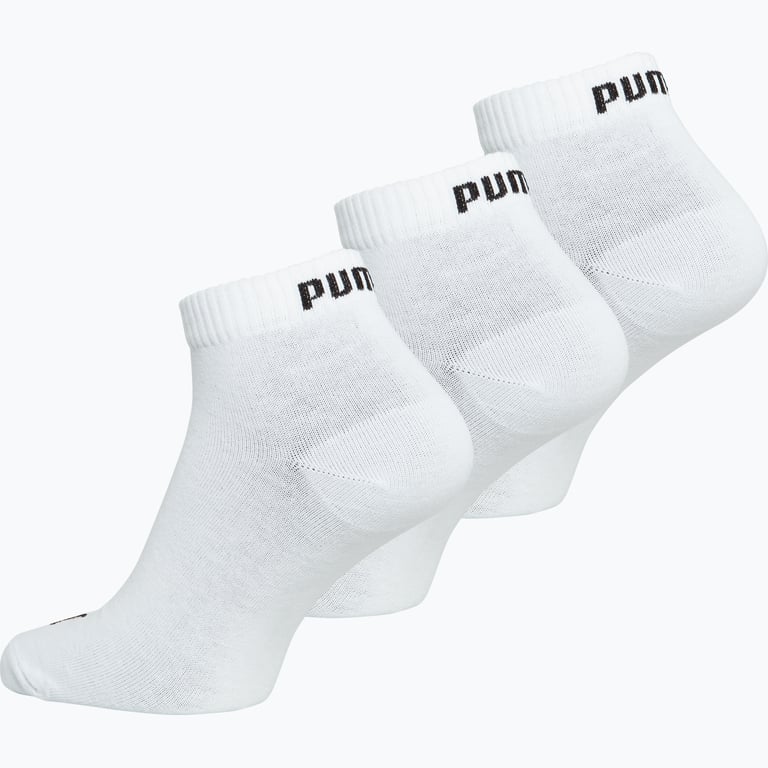 Puma Quarter 3-pack JR strumpor Vit