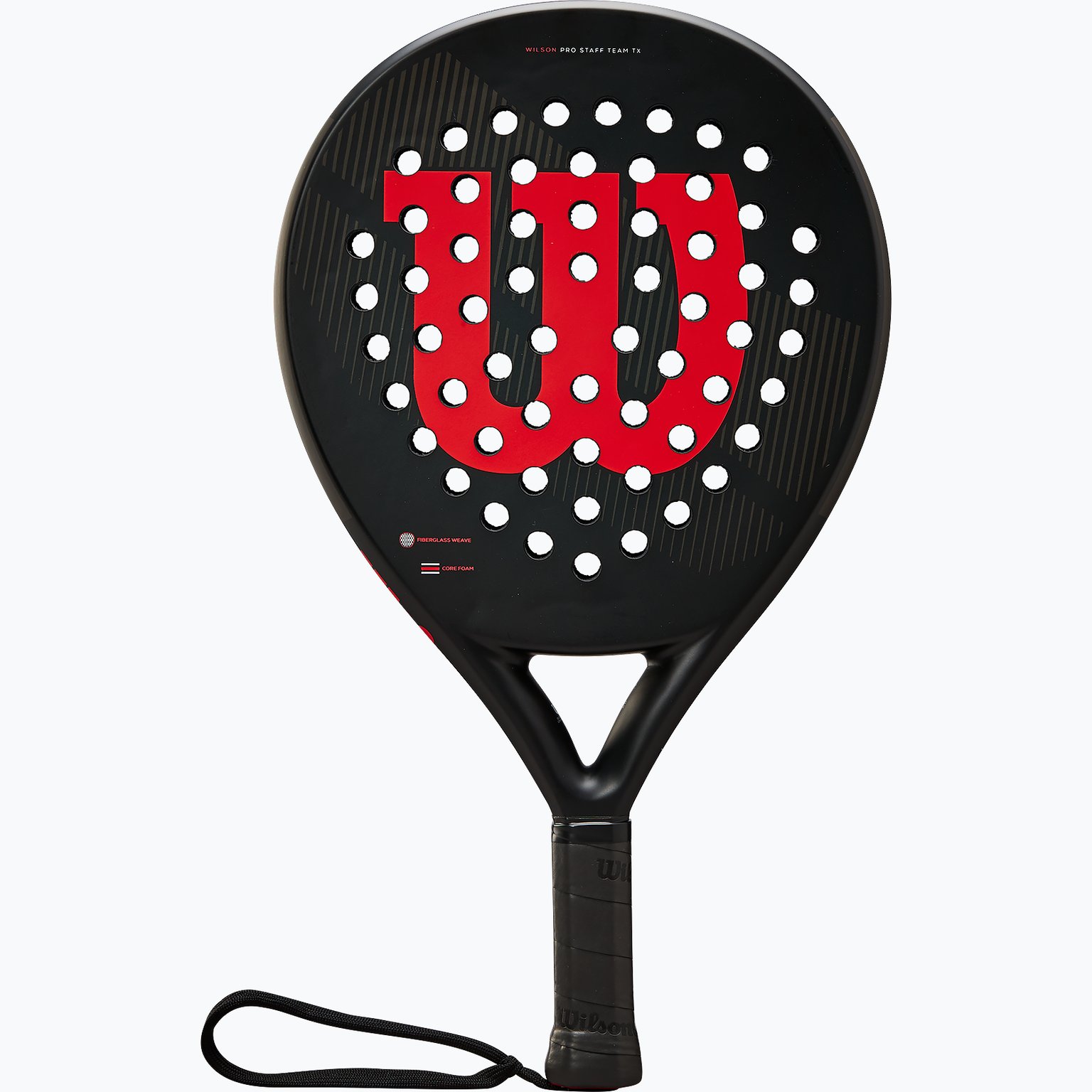 Wilson Pro Staff Team TX 21 padelracket Svart