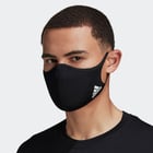 förhandsvisning ikon 1 för adidas Face Covers Medium/Large 3-pack munskydd Svart