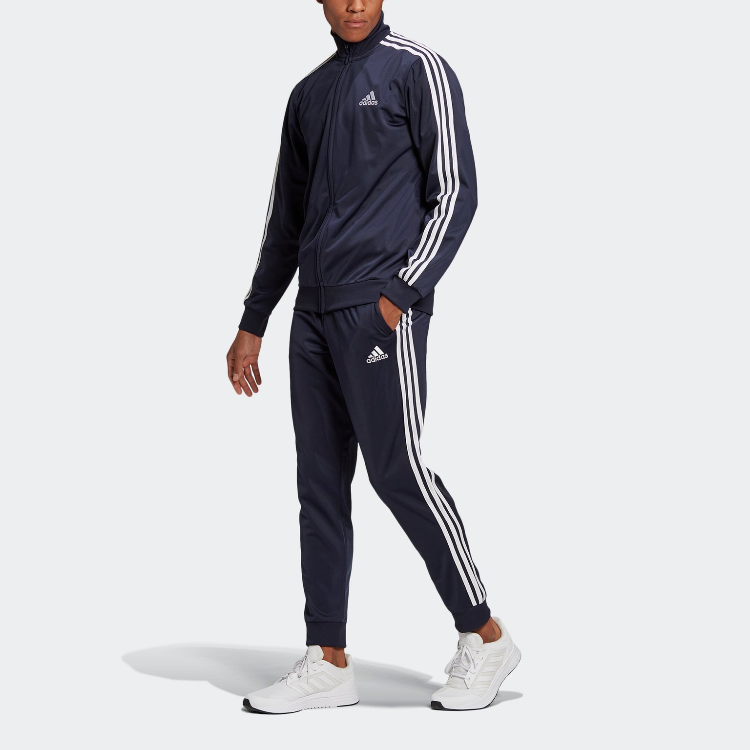 adidas M 3S TR TT träningsoverall  Blå