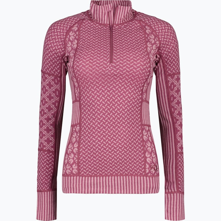 Kari Traa Smekker Half Zip W underställströja Rosa