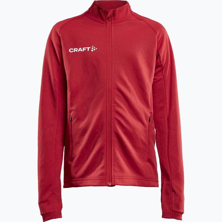 Craft Evolve Fullzip Jr Träningsjacka Röd