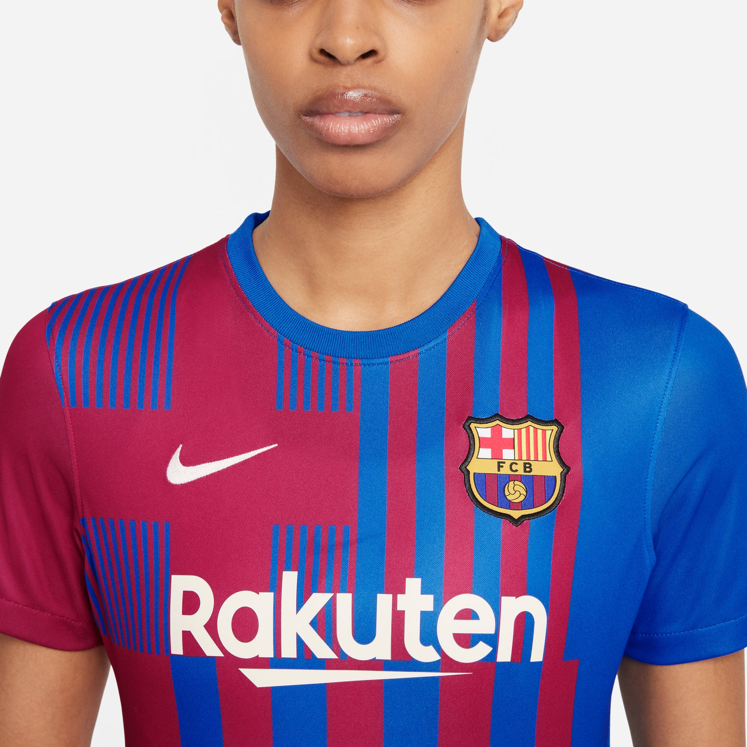 Nike FC Barcelona 2021/22 Stadium Home W matchtröja Flerfärgad