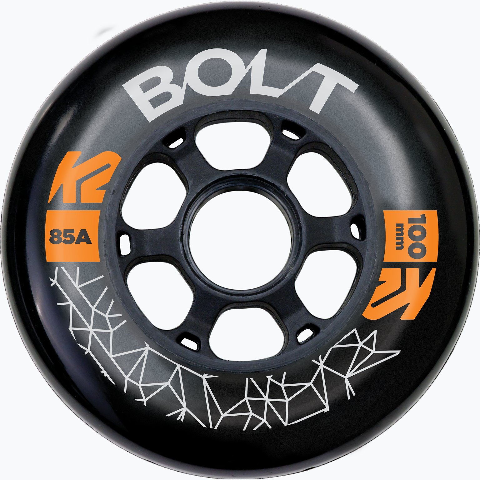 K2 Sports 4-Pack Bolt inlineshjul 100 mm Svart