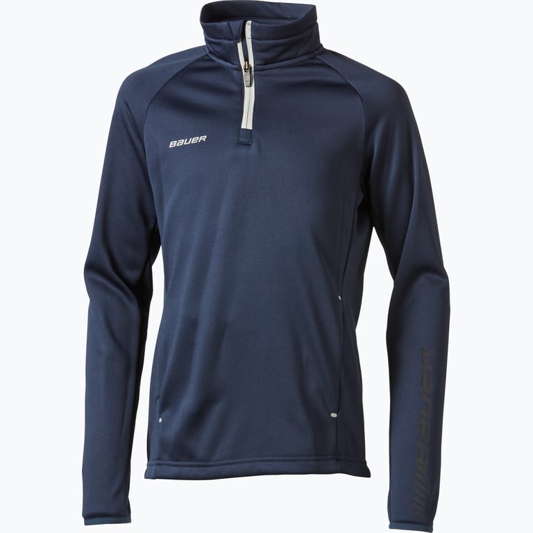 Bauer Hockey Vapor Fleece YTH 1/4 Zip Träningströja Blå