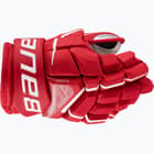 färgalternativ för Röd Bauer Hockey S21 Supreme Ultrasonic JR hockeyhandskar 