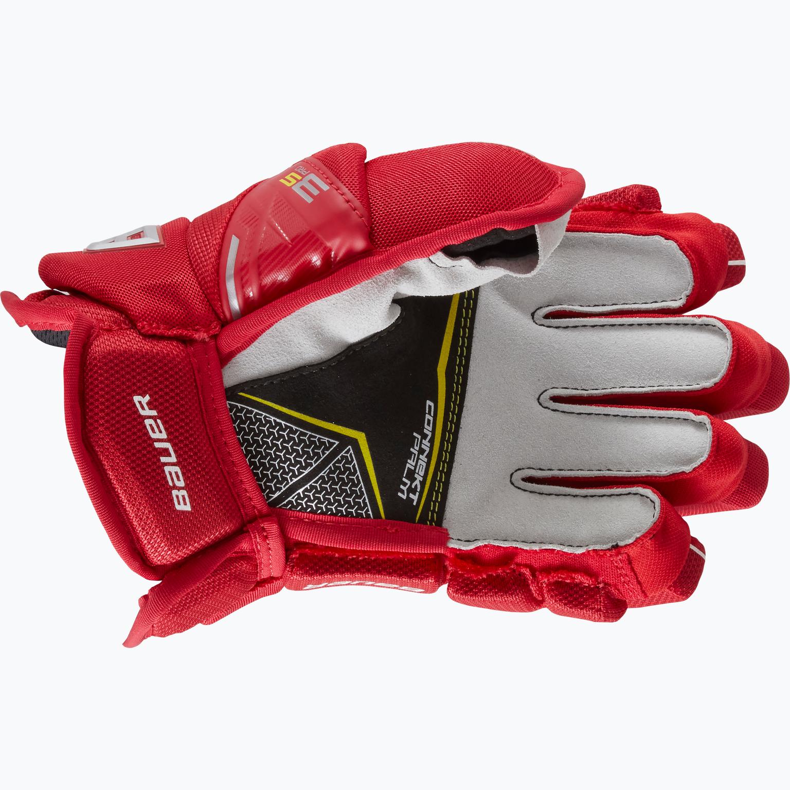 Bauer Hockey S21 Supreme 3S Pro JR hockeyhandskar  Röd