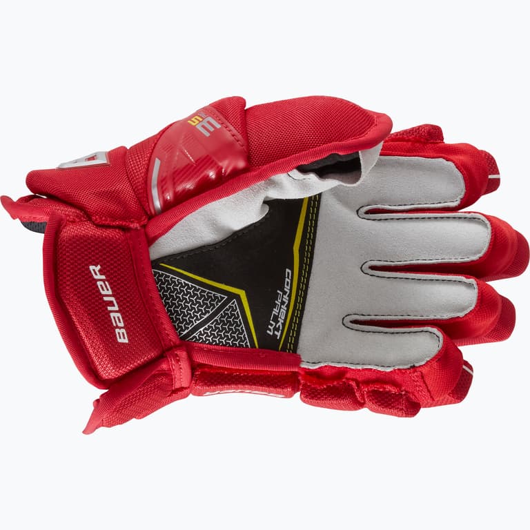 Bauer Hockey S21 Supreme 3S Pro JR hockeyhandskar  Röd