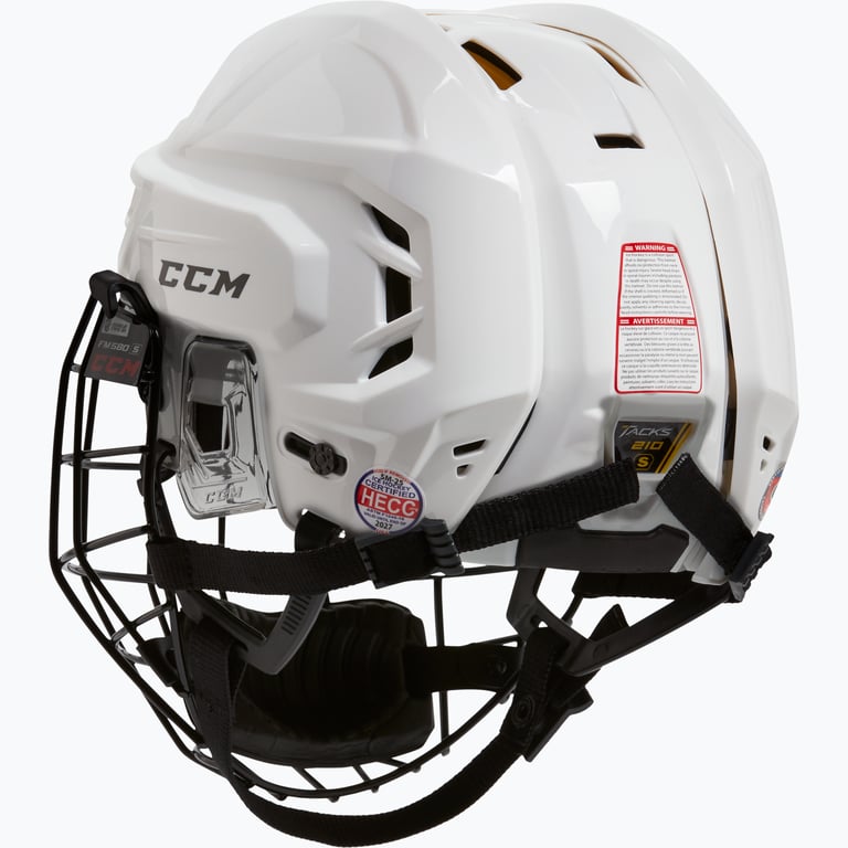 CCM Hockey HTC Tacks 210 hockeyhjälm Vit