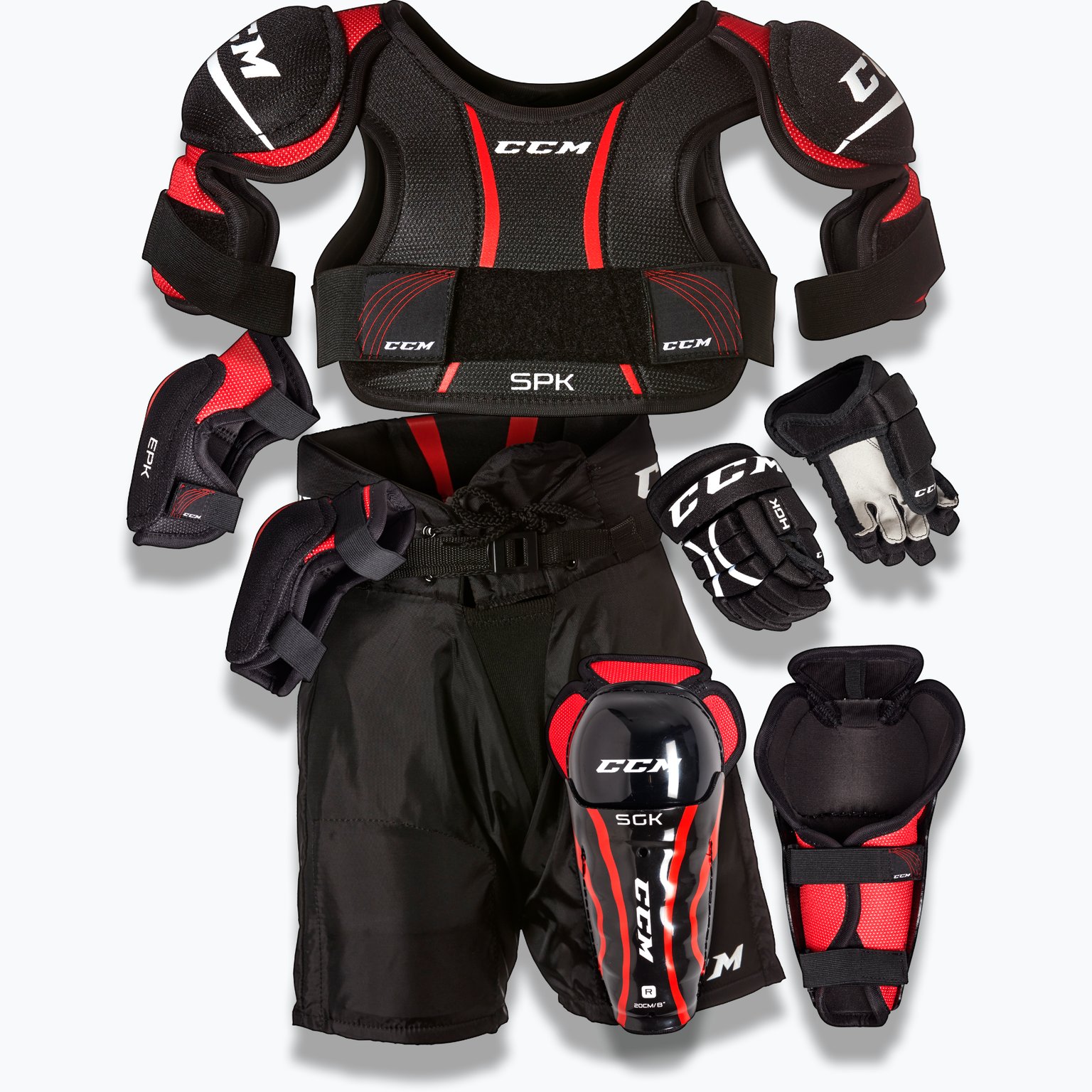 CCM Hockey Entry Kit YTH startkit Vit