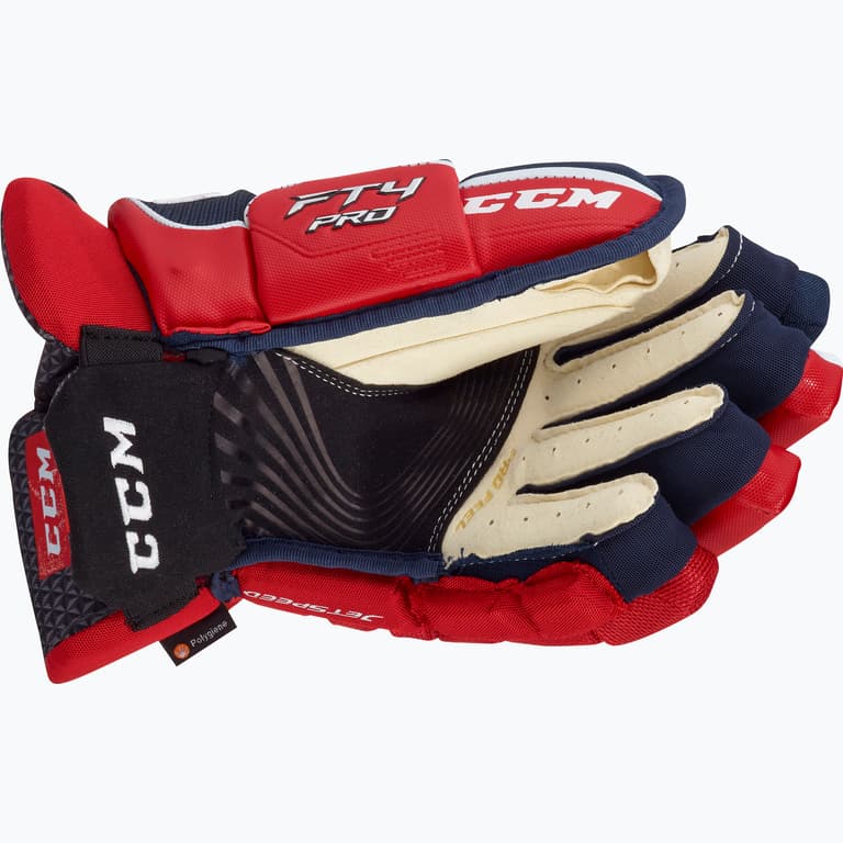 CCM Hockey HG Jetspeed FT4 Pro SR hockeyhandskar Blå