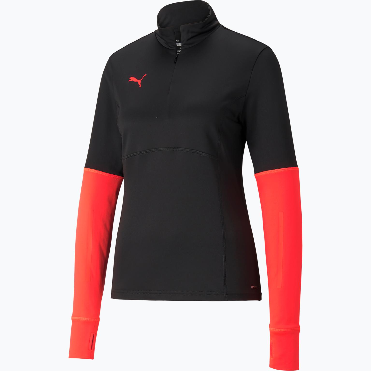 Puma individualCUP W 1/4 Zip Top träningströja Svart