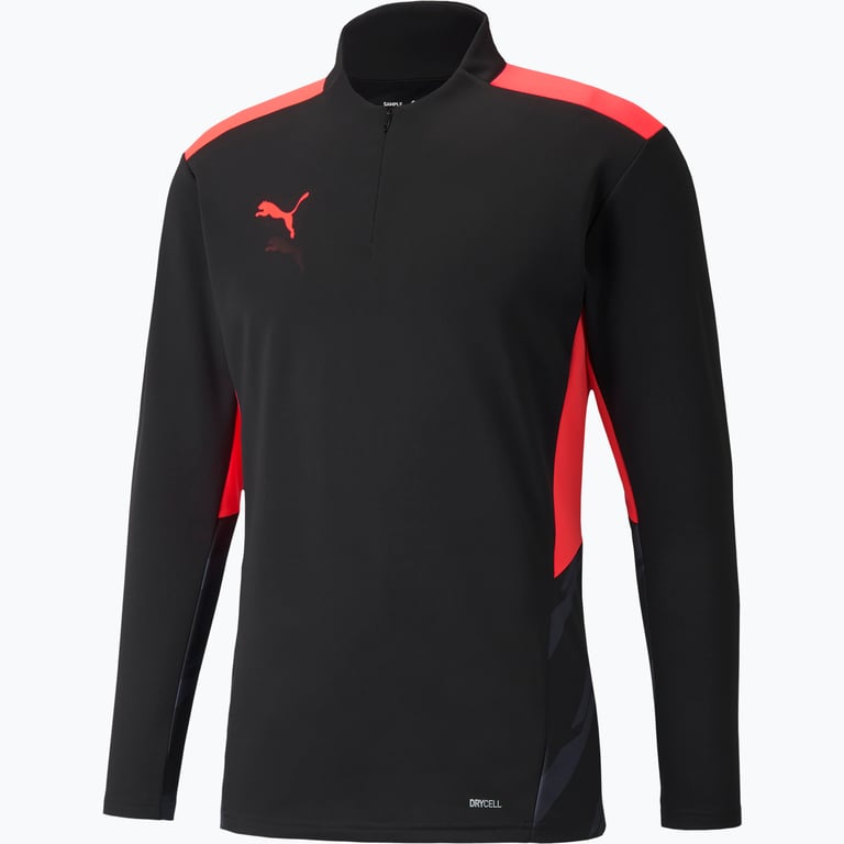 Puma individualCUP Training 1/4 Zip Top träningströja Svart