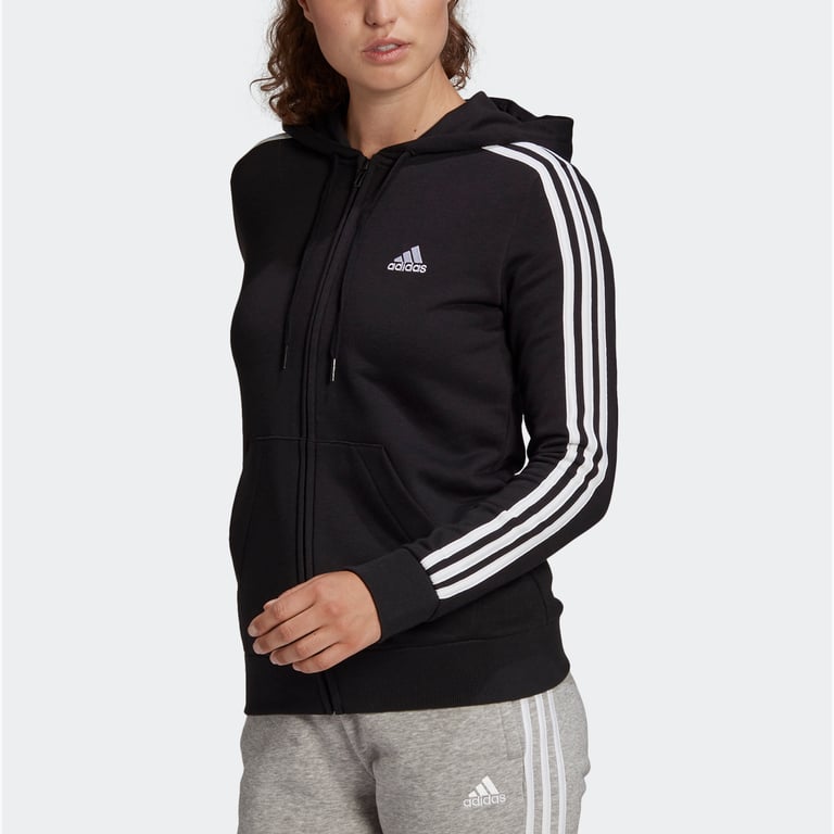 adidas Essentials French Terry W huvtröja Svart