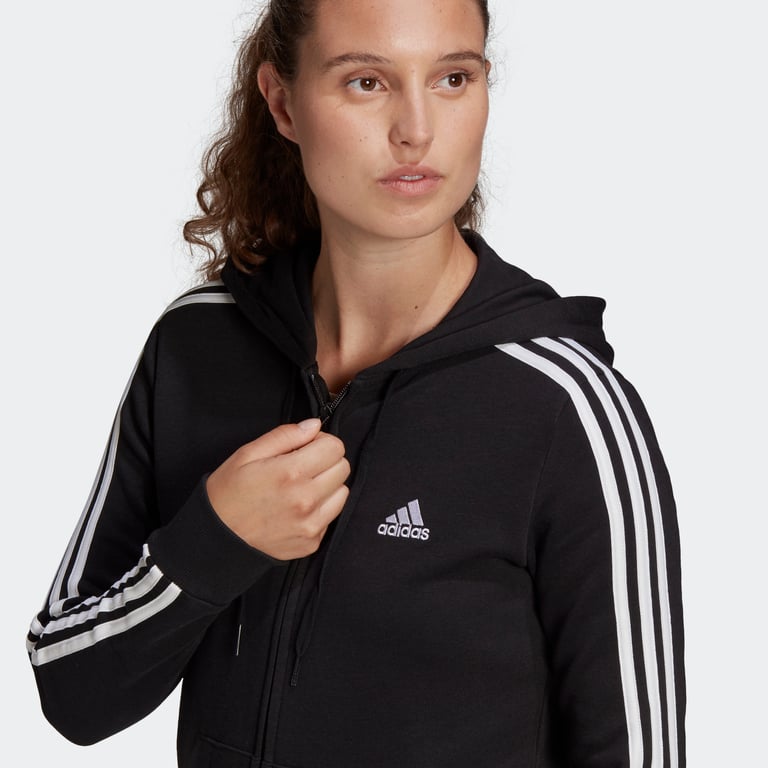 adidas Essentials French Terry W huvtröja Svart