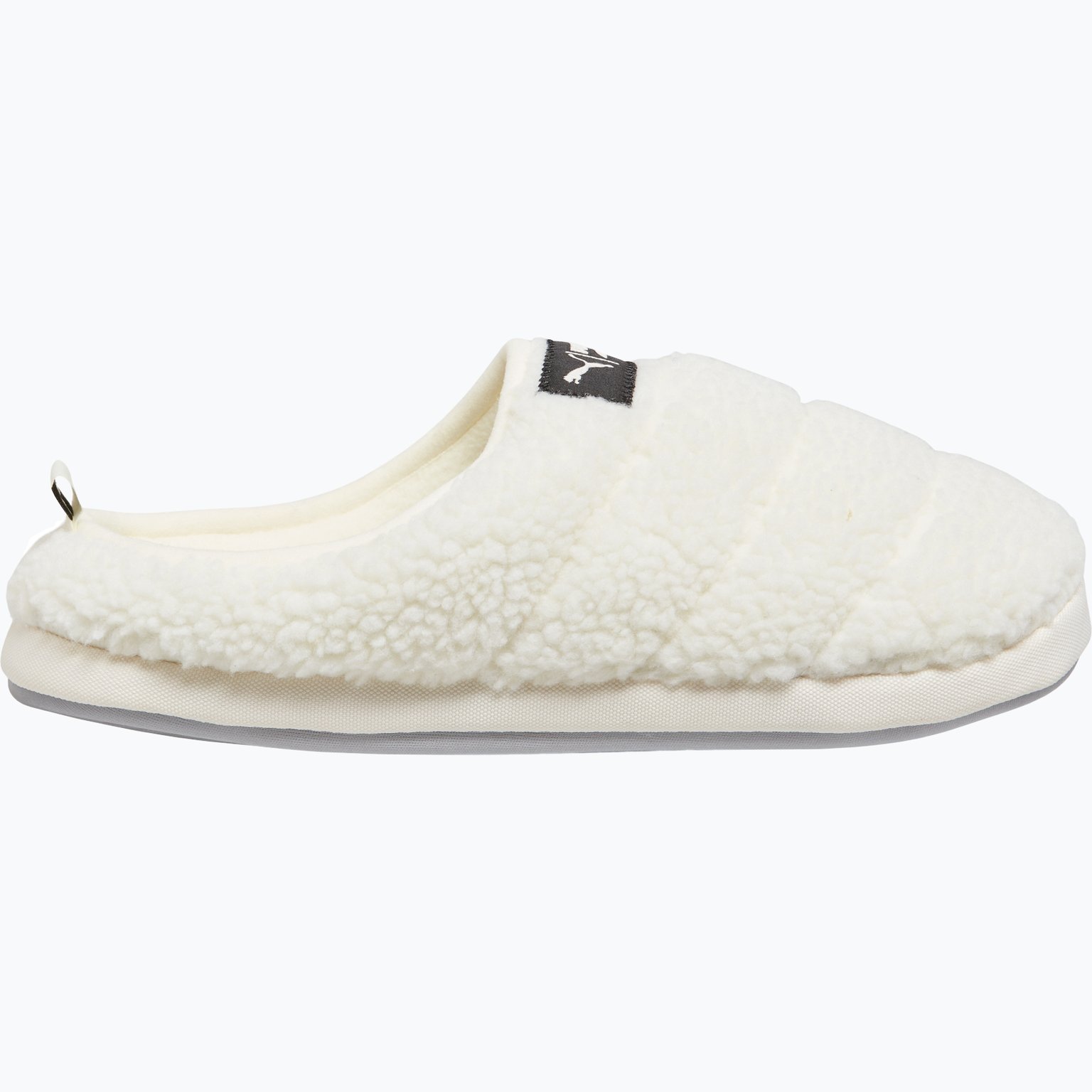 Puma Scuff Sherpa tofflor Vit