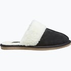 färgalternativ för Svart Hush Puppies Suede Slipper tofflor