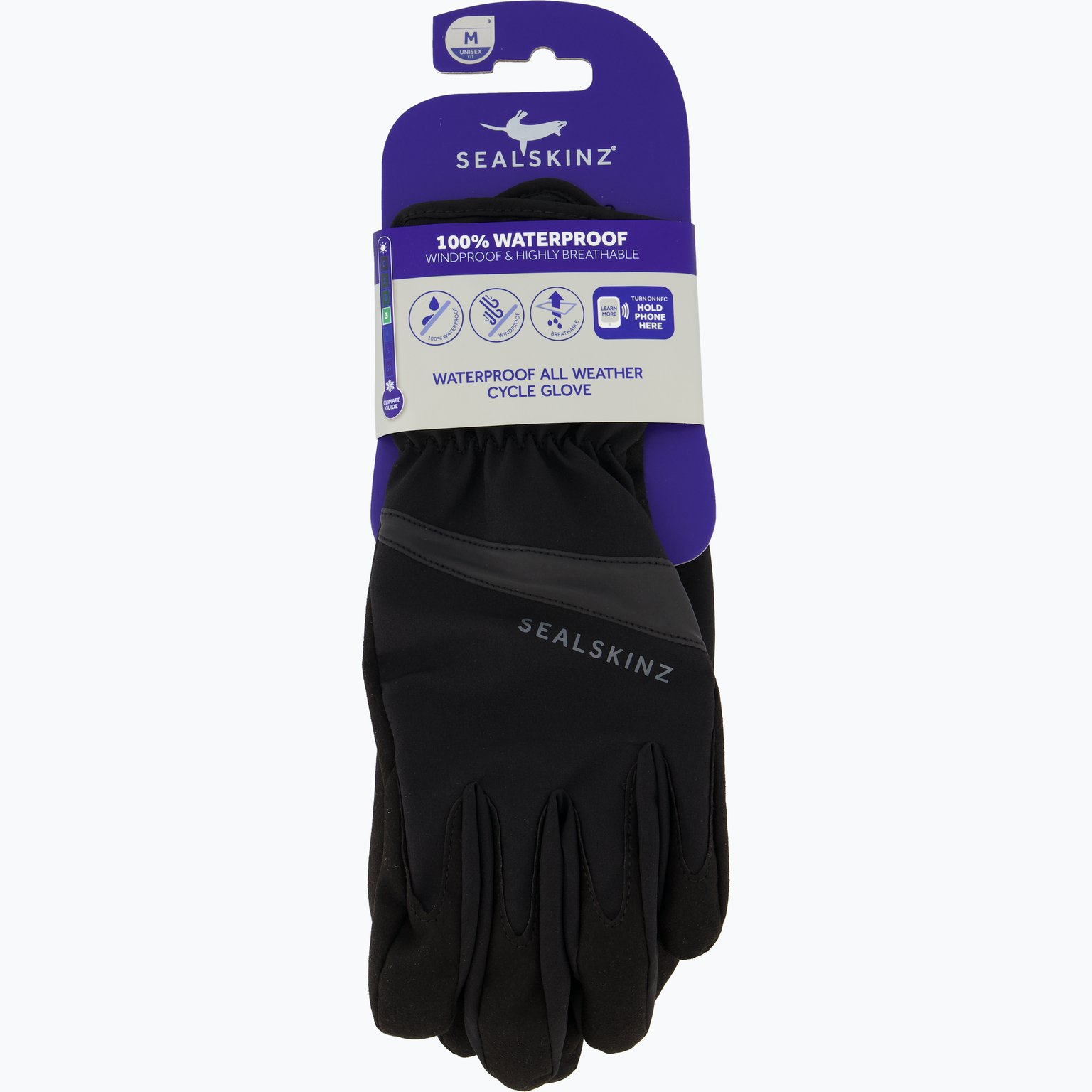 SealSkinz All Weather cykelhandskar Svart