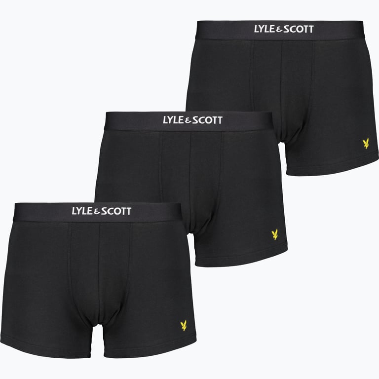 Lyle & Scott Nathan 3-pack kalsonger Svart