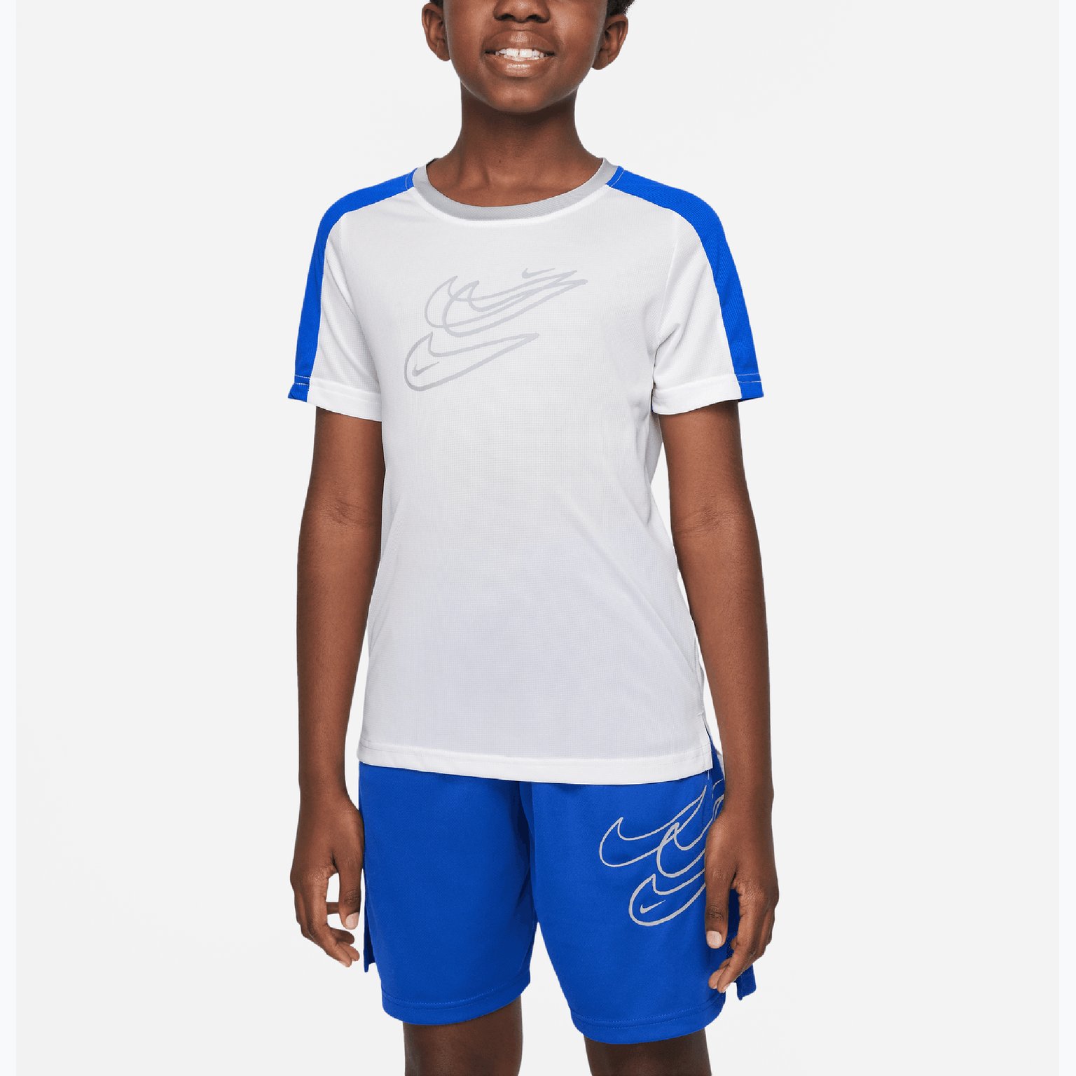 Nike Dri-FIT Big Kids JR träningst-shirt Vit