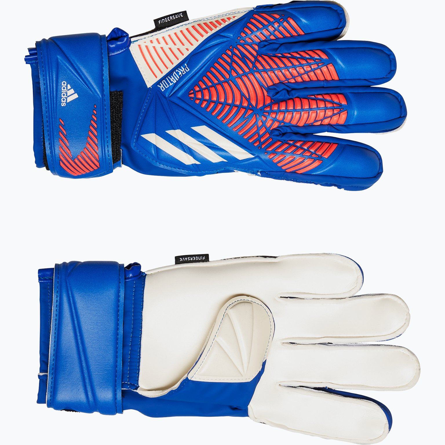 adidas Predator Match Fingersave JR målvaktshandskar Blå