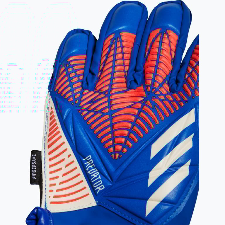 adidas Predator Match Fingersave JR målvaktshandskar Blå