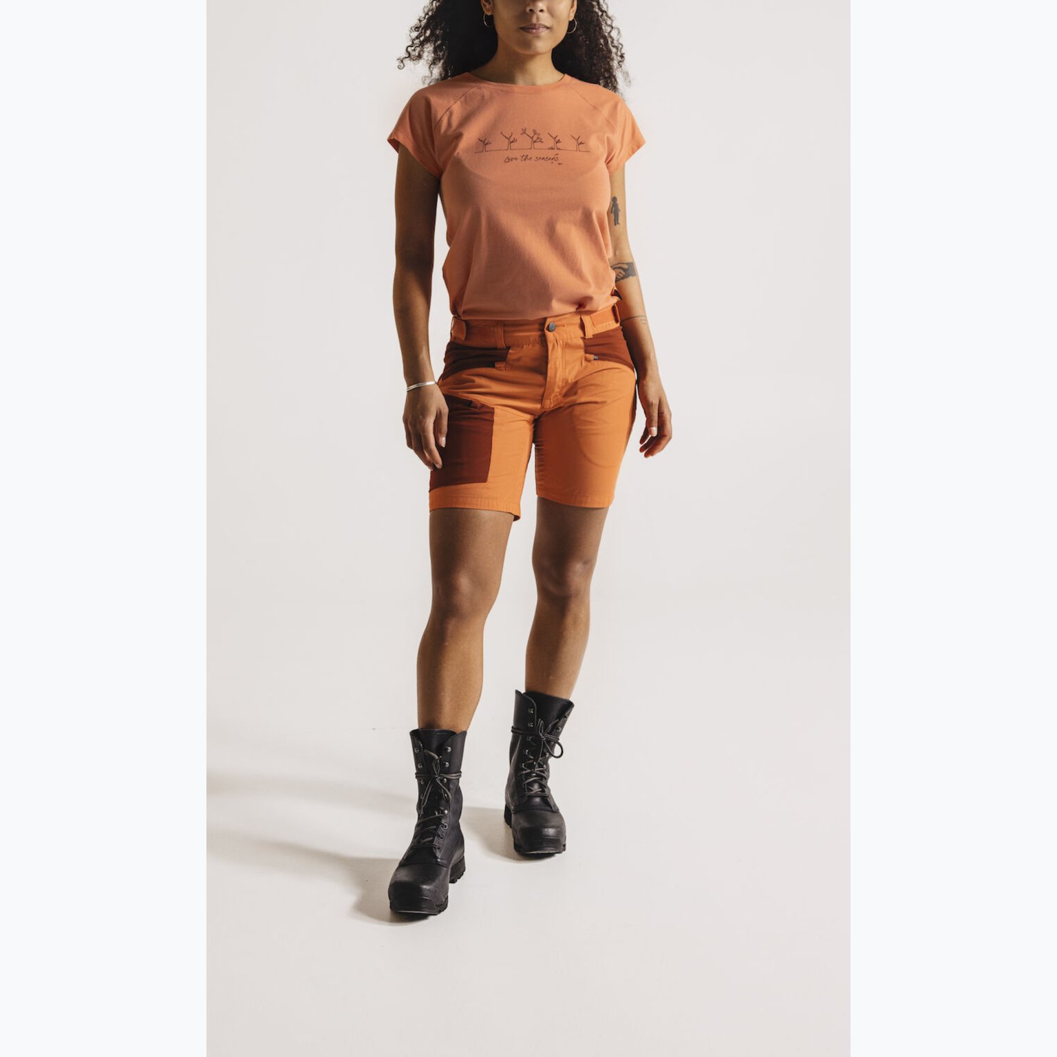 Lundhags Makke Lt W vandringsshorts Orange