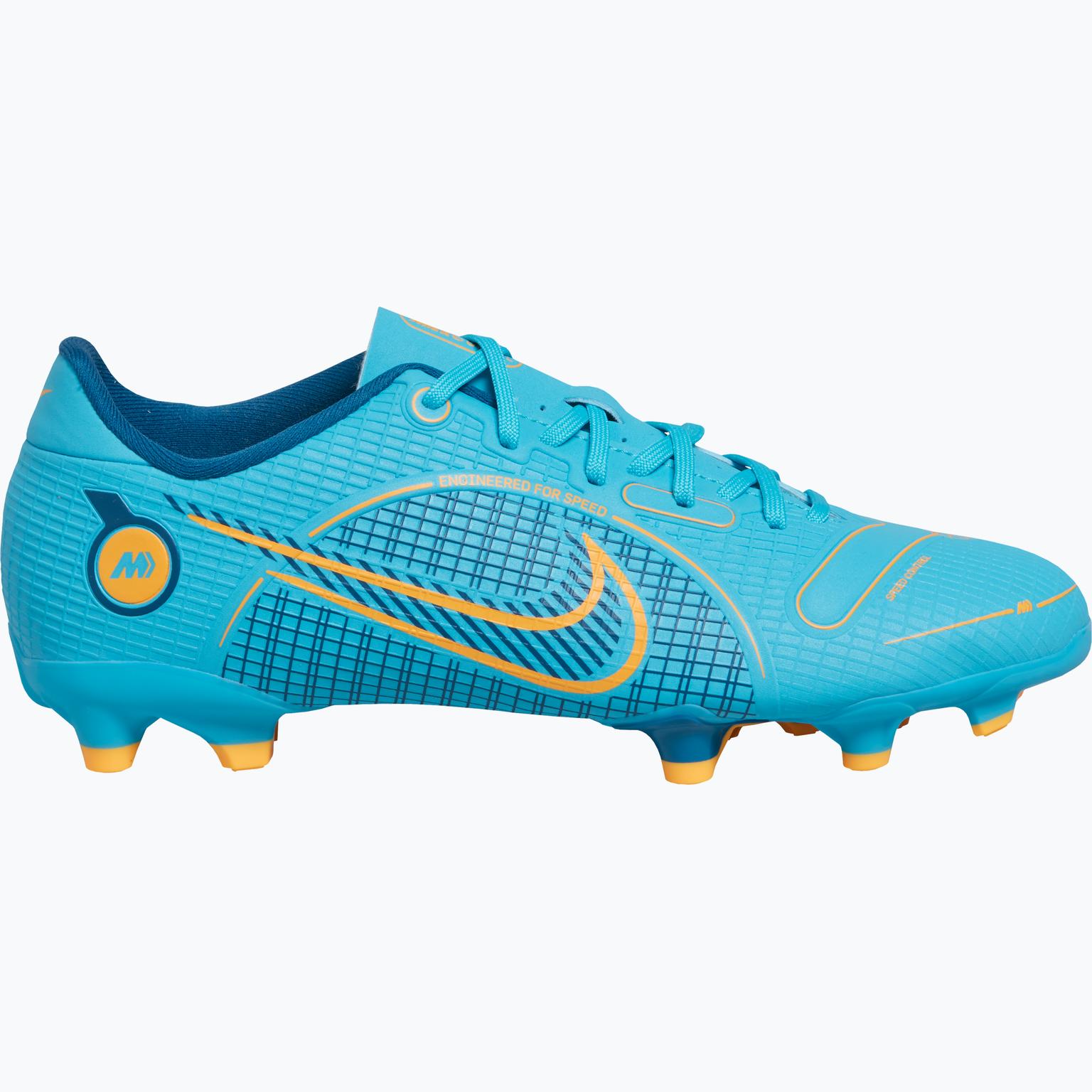 Nike Mercurial Vapor 14 Academy FG/MG JR fotbollsskor Blå