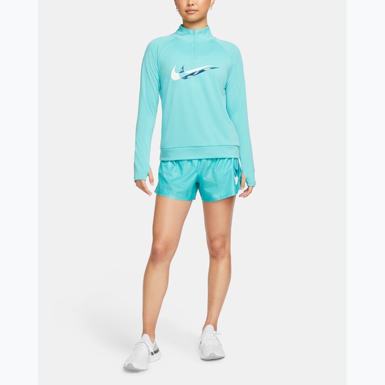 Nike Dri-FIT Swoosh Run 1/4 W träningströja Blå