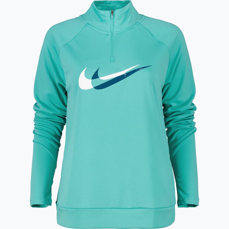 Nike Dri-FIT Swoosh Run 1/4 W träningströja Blå