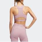 förhandsvisning ikon 2 för adidas CoreFlow Medium-Support sport-BH Rosa