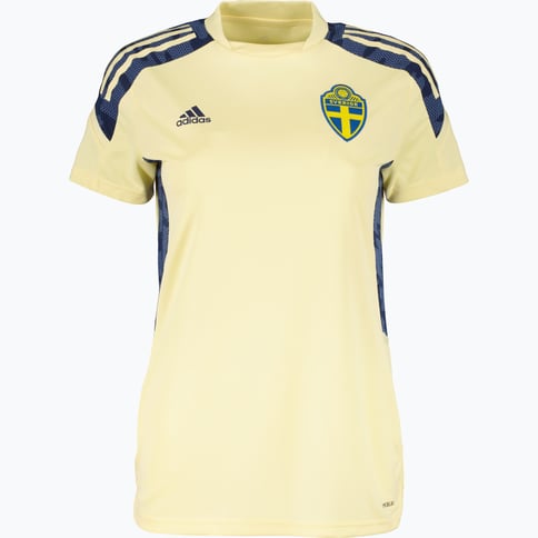 adidas Sweden Train 22 W träningst-shirt Gul